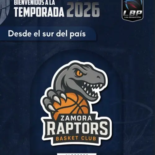 Zamora Raptors participará en la LBP 2026 tras la salida de Zamora Jaguars
