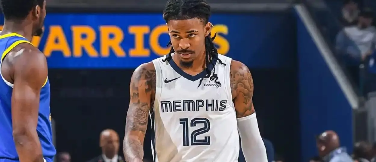 JA MORANT SUFRE ESGUINCE EN EN CODO Y ESTARÍA FUERA POR 3 SEMANAS